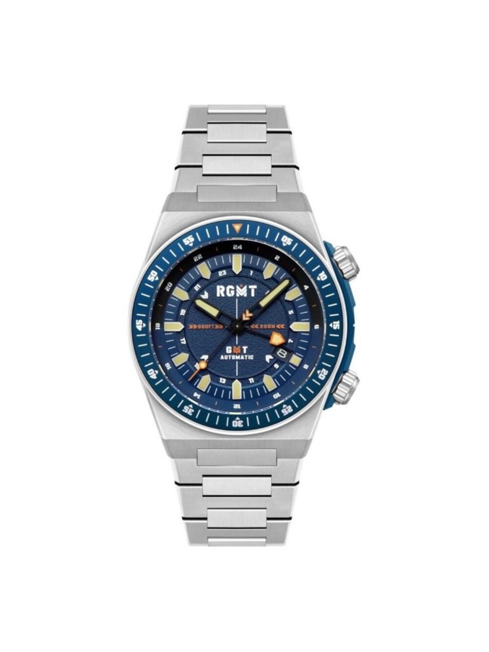 NWT Rgmt Marksman Automatic Blue Dial Men's Watch